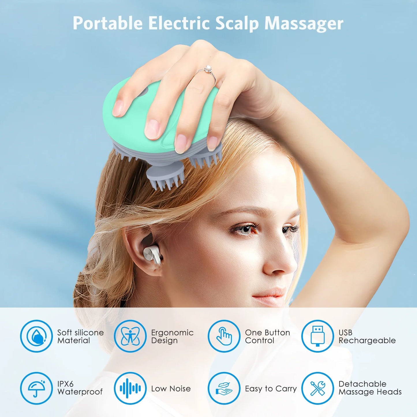 Hair Growth, Blood Circulation, Full Body Massager