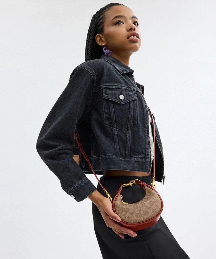 The Luxe Signature Coated Canvas Mini Bag