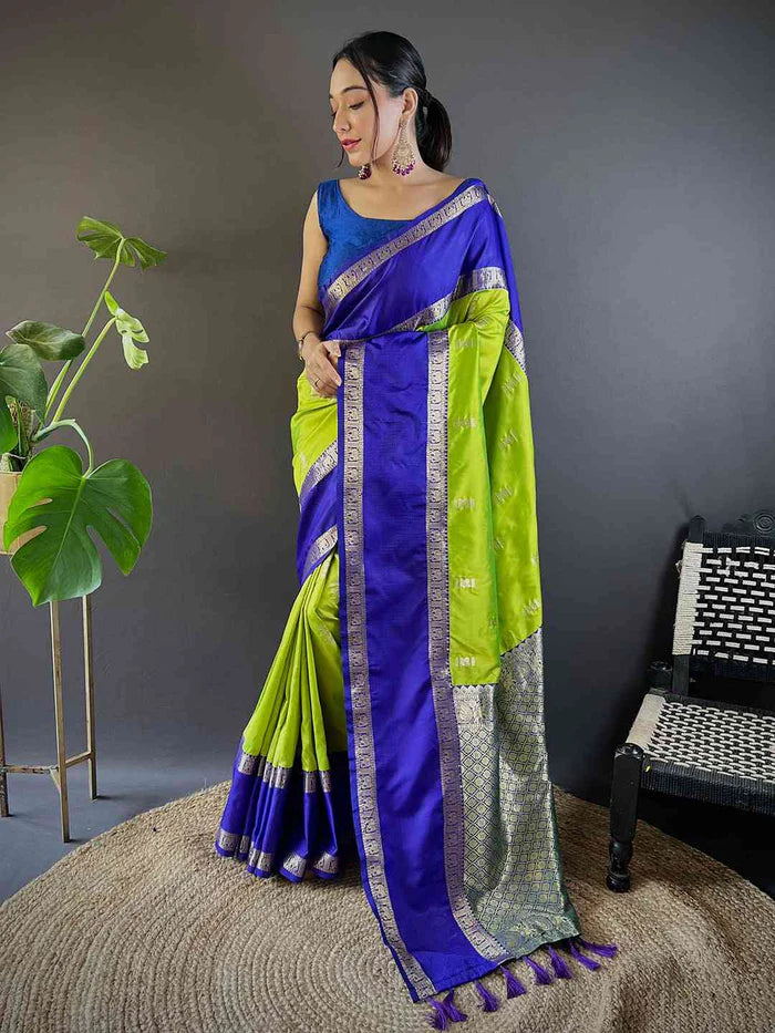 Gadhwal Pure Soft Silk Saree