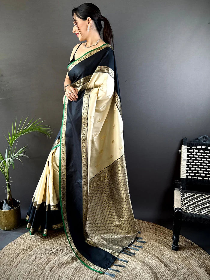 Gadhwal Pure Soft Silk Saree
