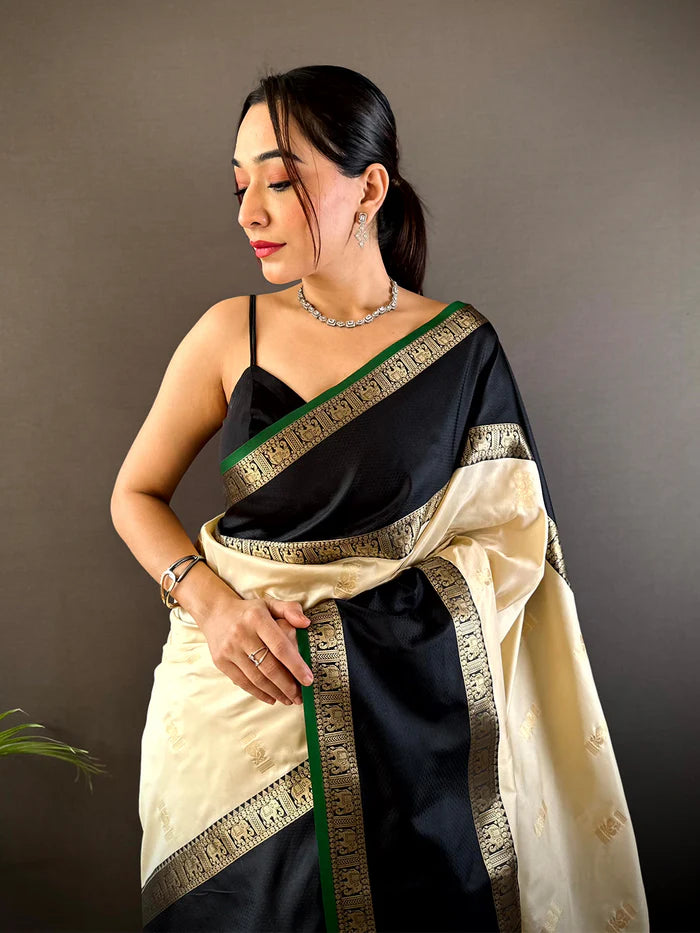 Gadhwal Pure Soft Silk Saree