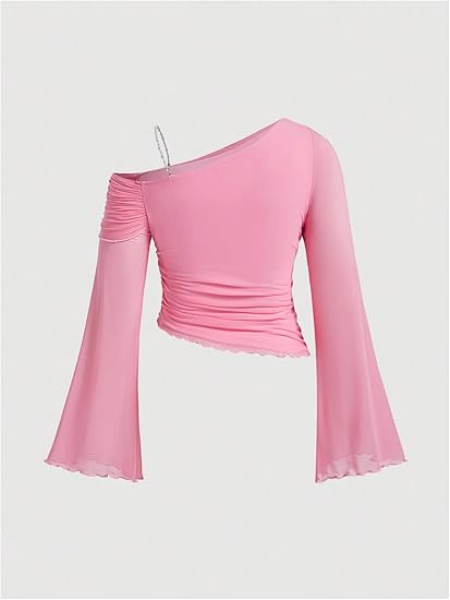 Combo Of 2 Soft Glam One-Shoulder Top & Tunic