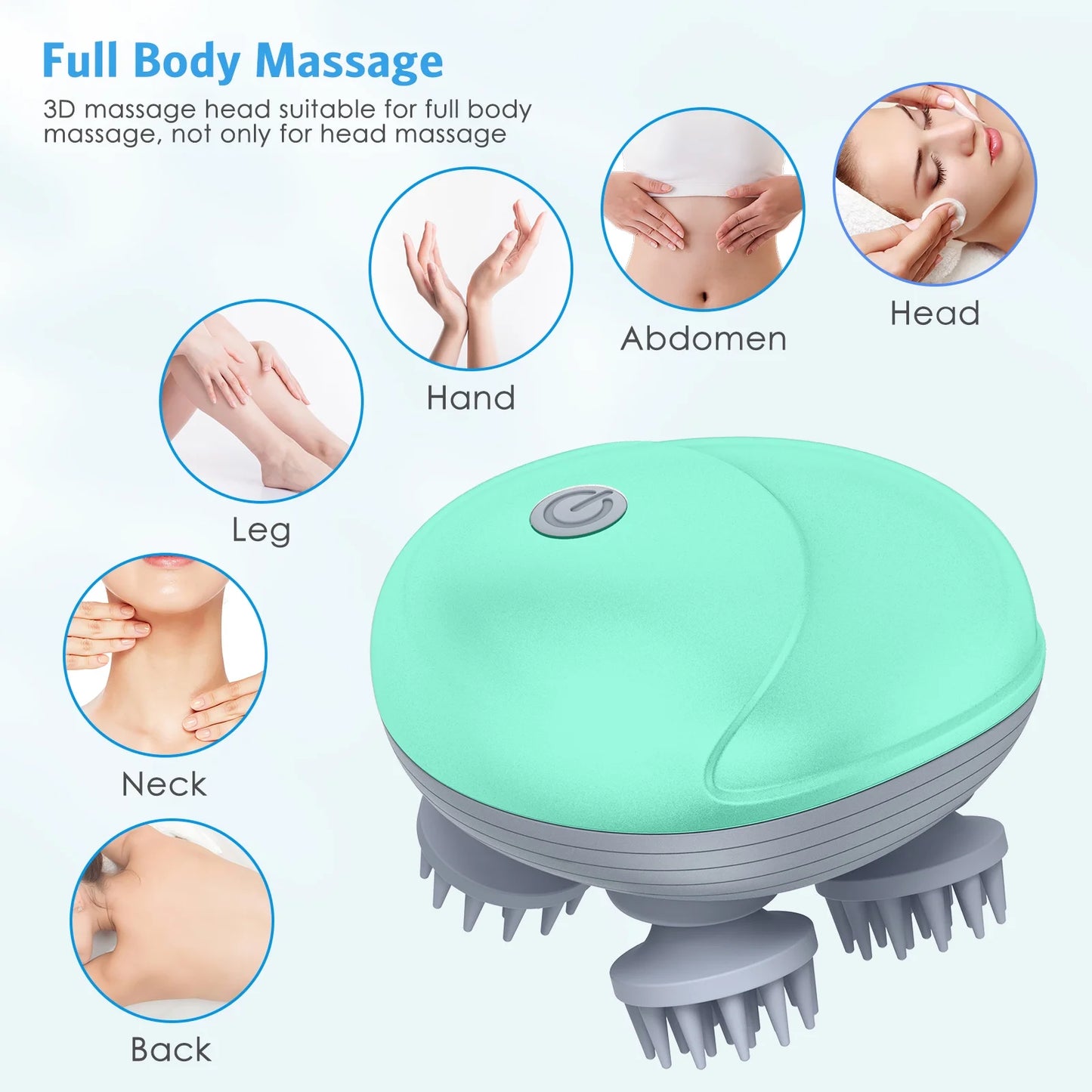Hair Growth, Blood Circulation, Full Body Massager