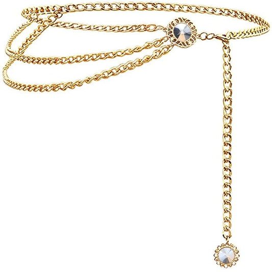 Aurora Luxe Layered Waist Chain