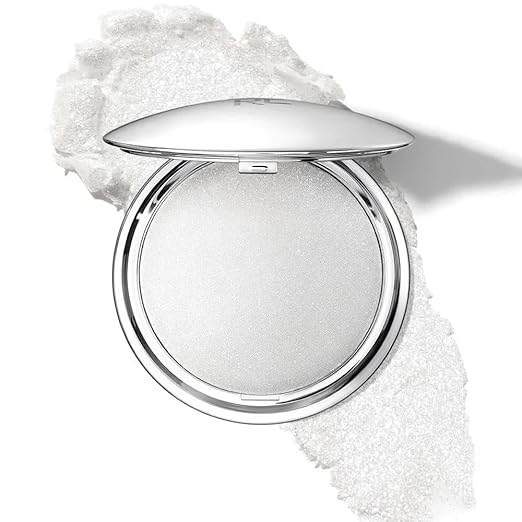 FOCALLURE Star Crash Stretchy Highlighter | Lightweight Microfine Shimmer | Vegan & Cruelty-Free | Non-Comedogenic | Natural Radiant Glow (WT01 THE ICE PLANET, Large)