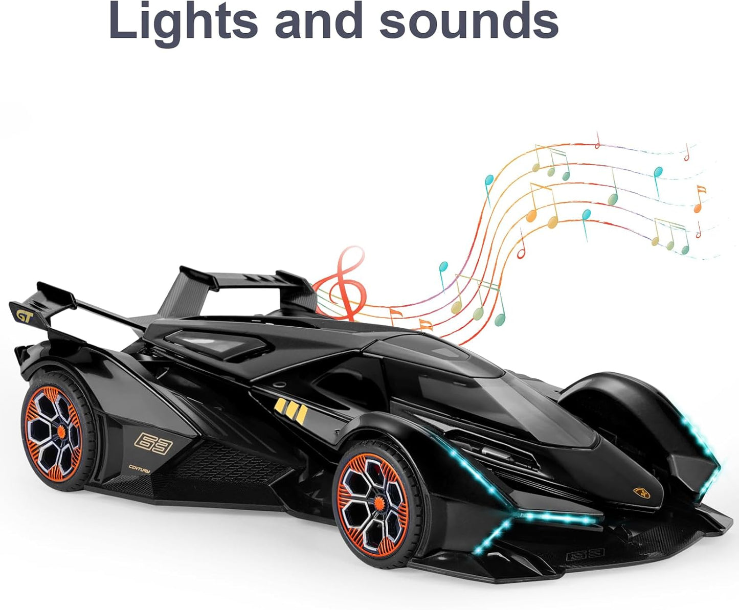 Combo of 2 Diecast Metal Model Cars for Kids in Black