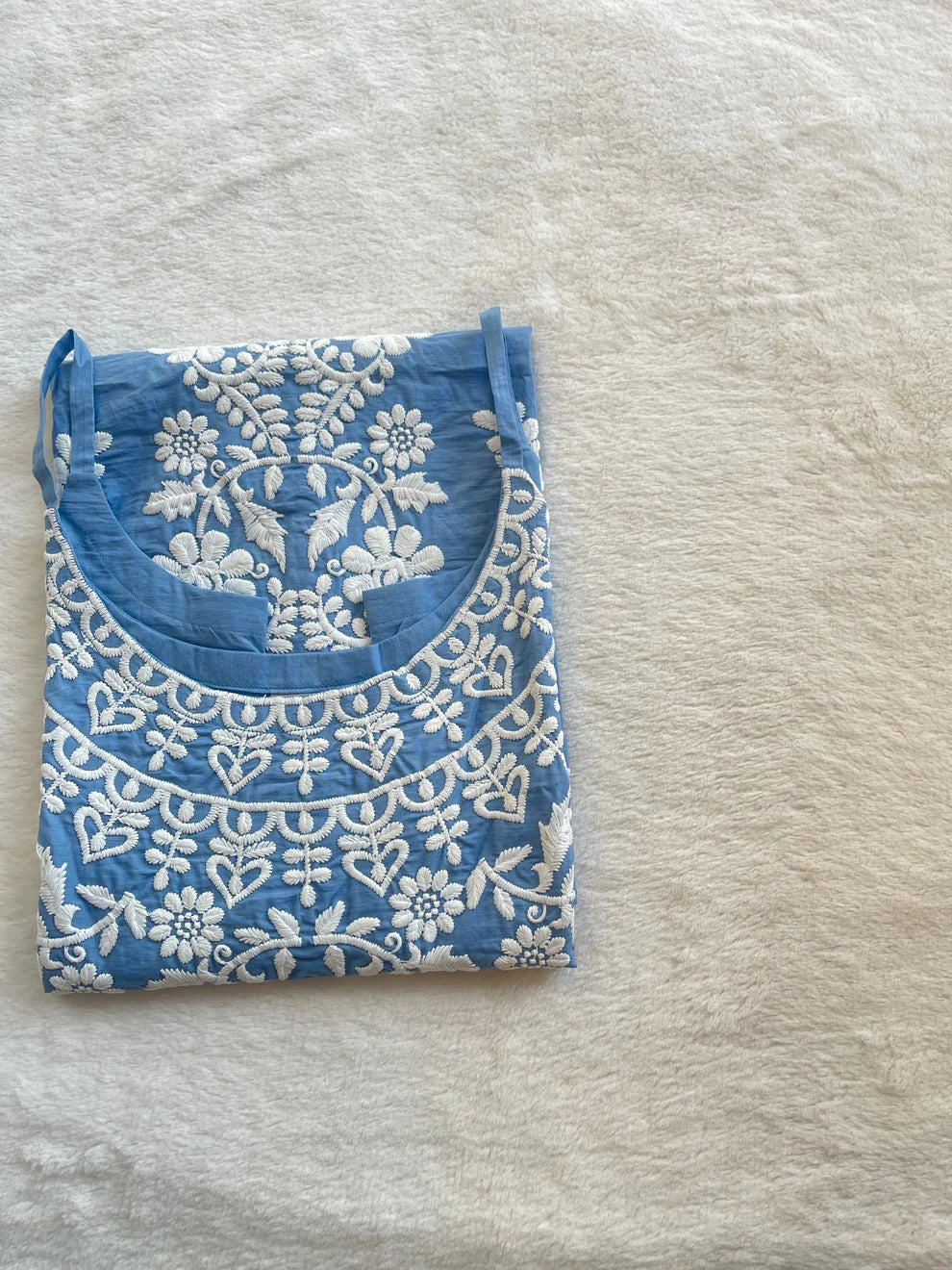 Blossom Chikankari Kurti
