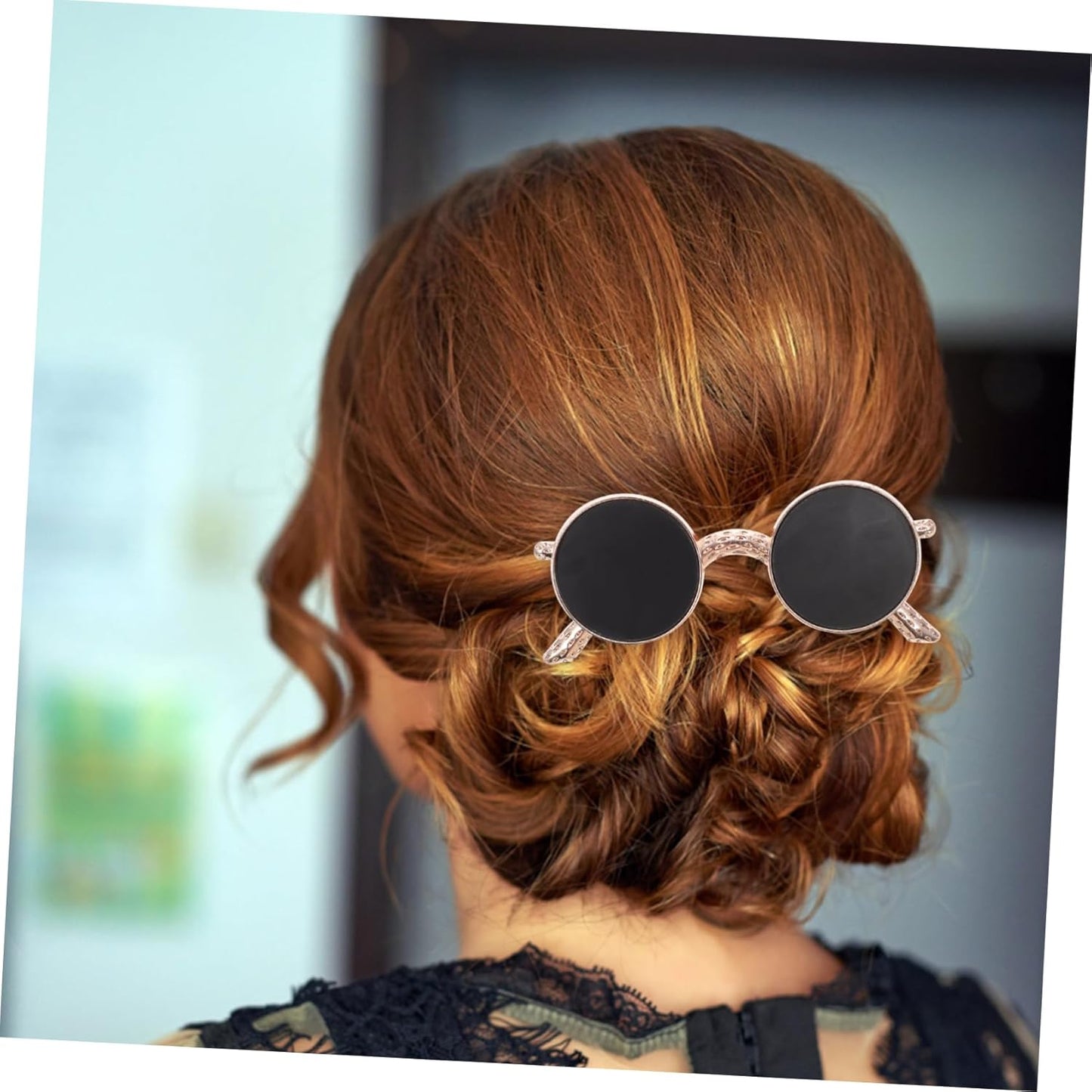 Avluz Sunglasses Brooch, Vintage Black Glasses Brooch Lapel Pin,