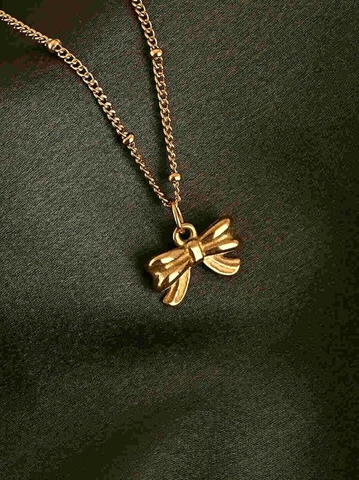 Combo of 10 Bow Necklace Chain