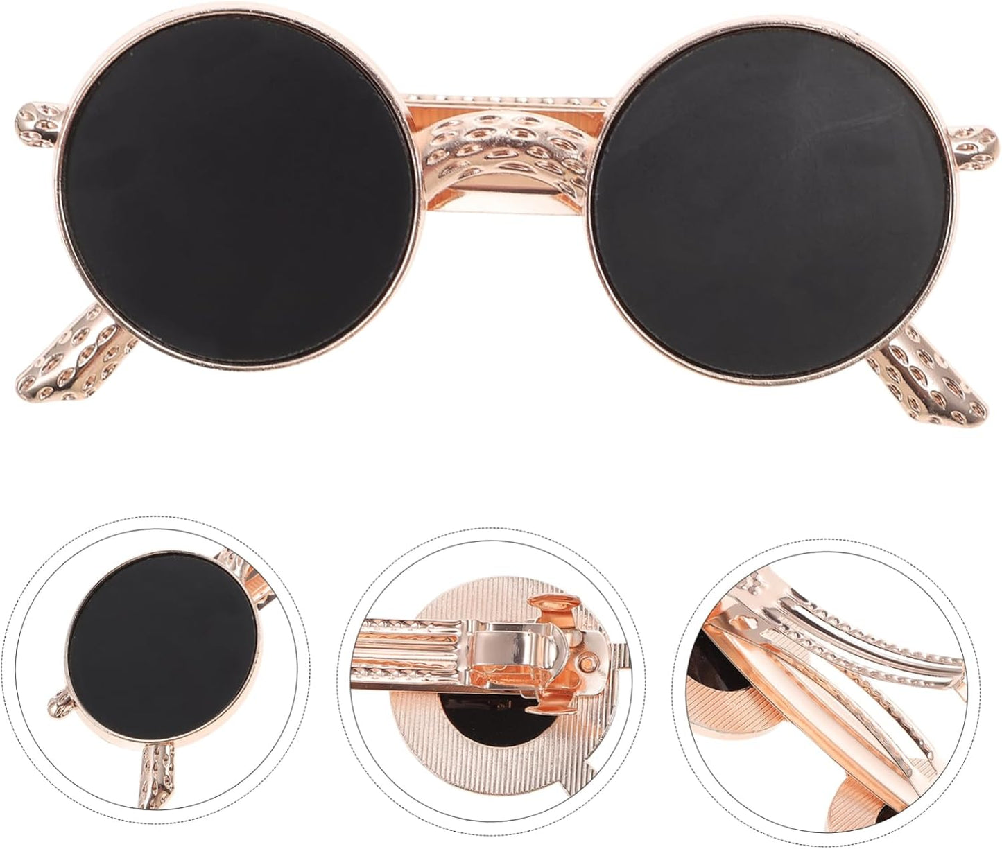 Avluz Sunglasses Brooch, Vintage Black Glasses Brooch Lapel Pin,