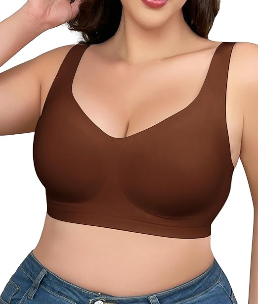 Shaperx Bras for Women Bra Comfort Wireless Padded Soft Support Bralette