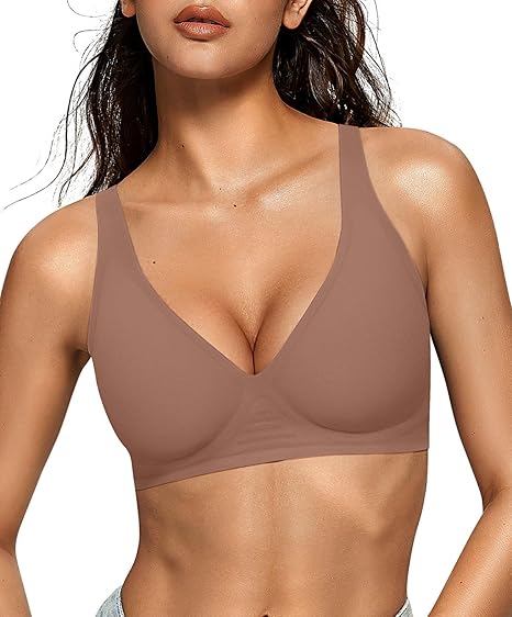 Women`s Deep V Bras Comfortable Bras