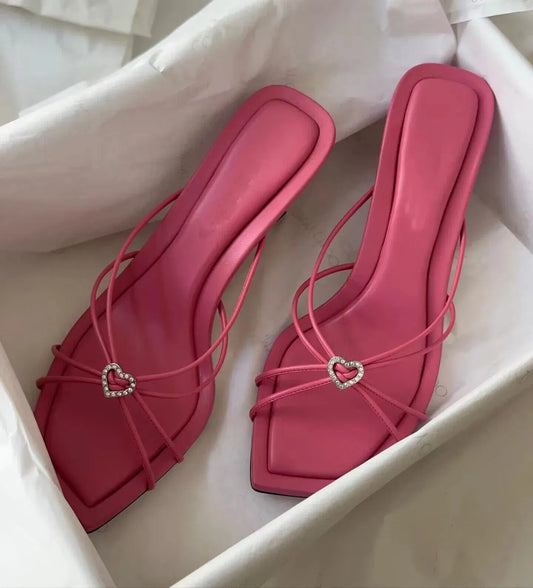 Jimmy Choo Heart Crystal Heels