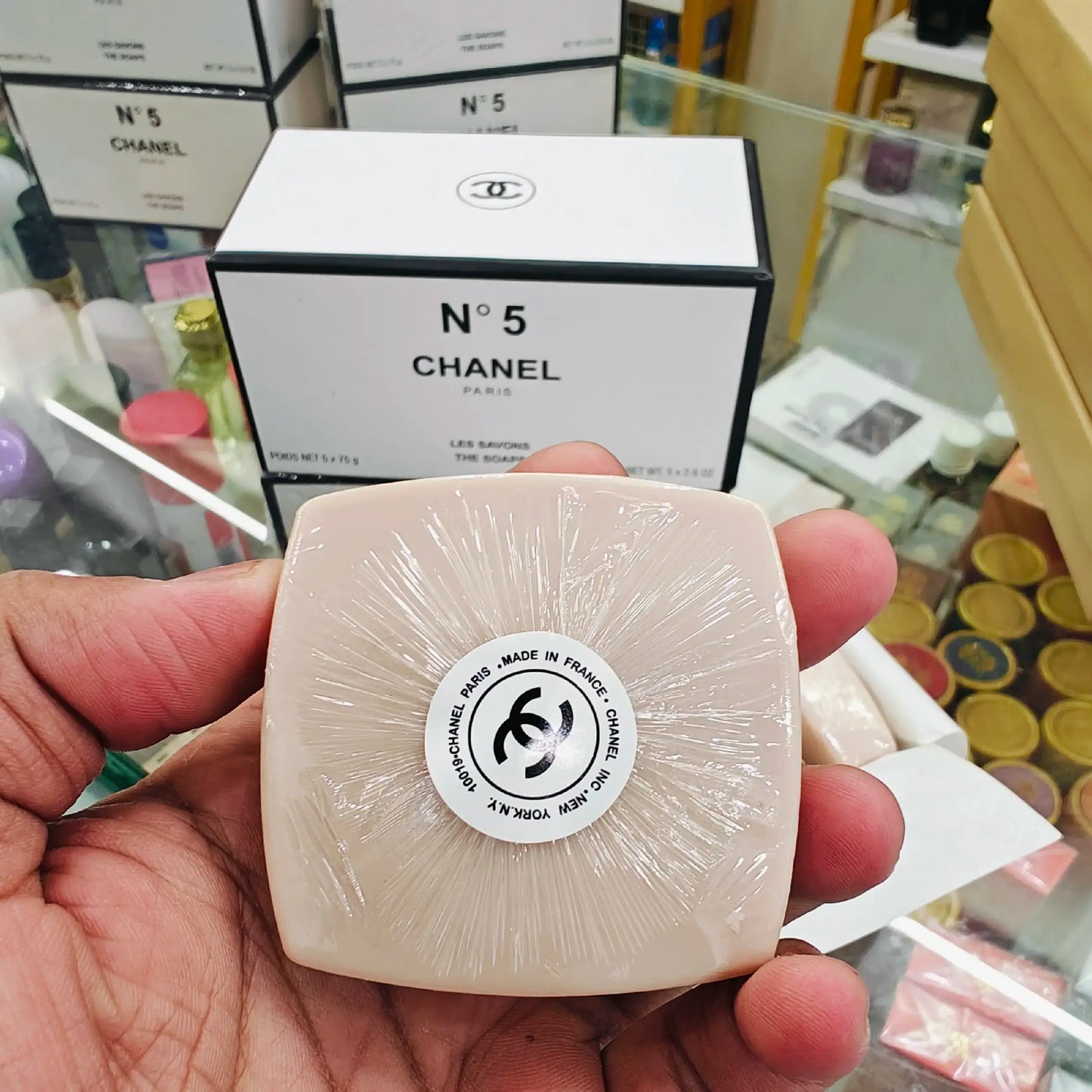Chanel Paris N°5 Soap 5×75gm