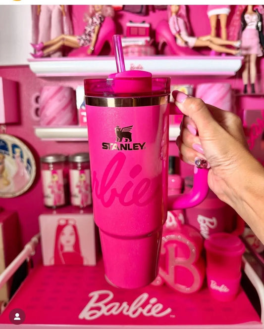 Barbie  Steel Sipper Cup with Straw