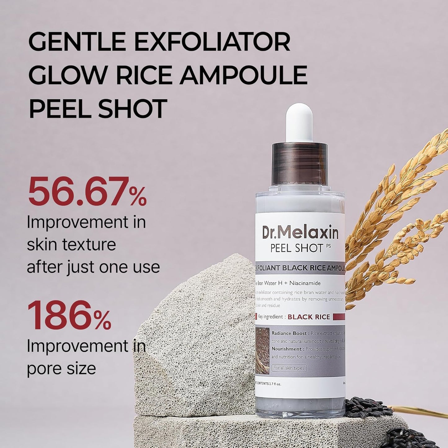 Peel Shot Glow Black Rice Face And Body Scrub
