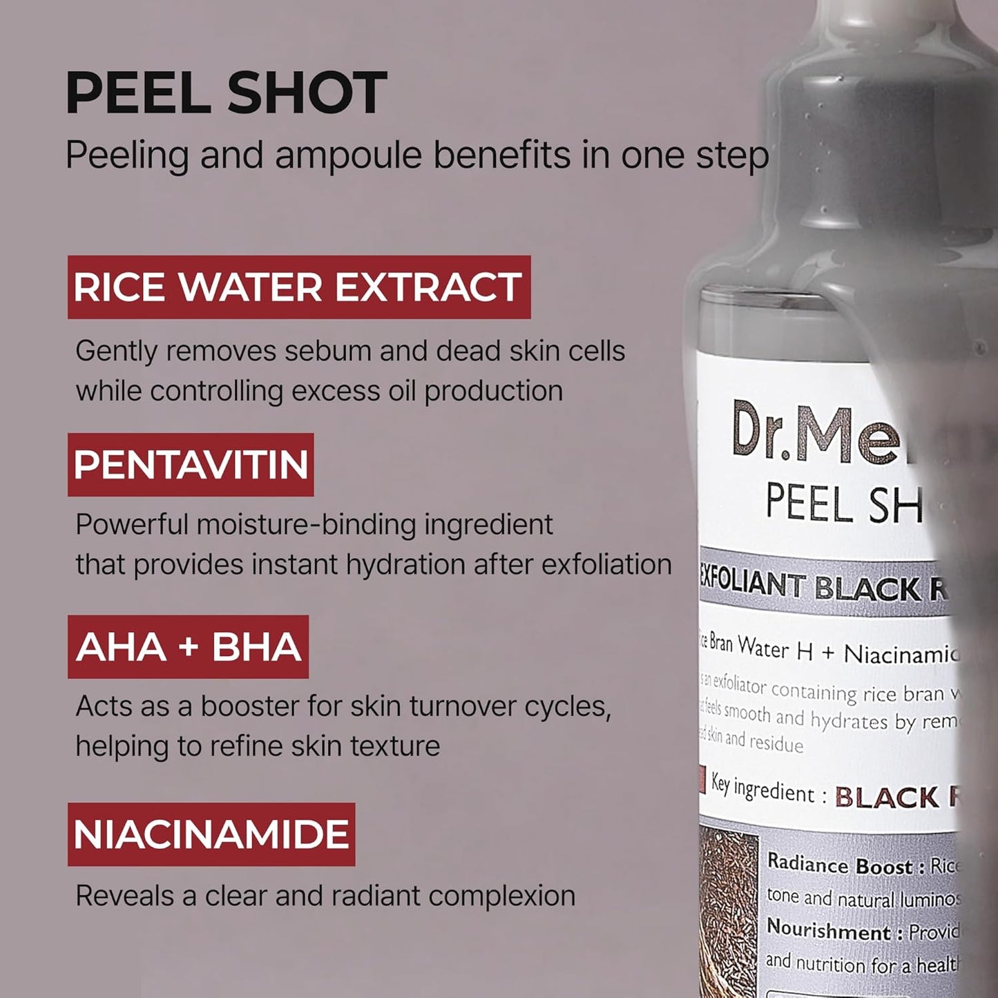 Peel Shot Glow Black Rice Face And Body Scrub