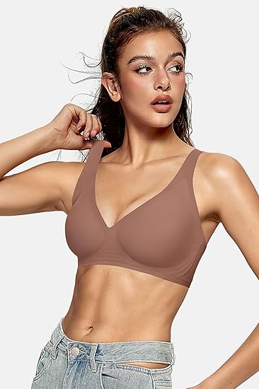 Women`s Deep V Bras Comfortable Bras