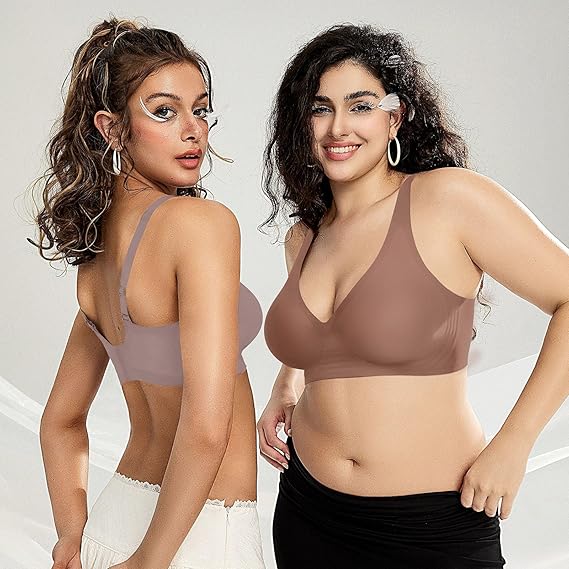 Women`s Deep V Bras Comfortable Bras