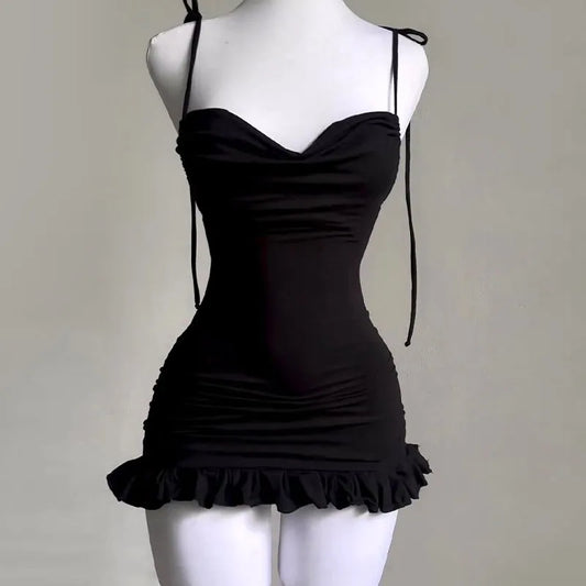 Sexy Mini A-line Strappy Backless Party Dress