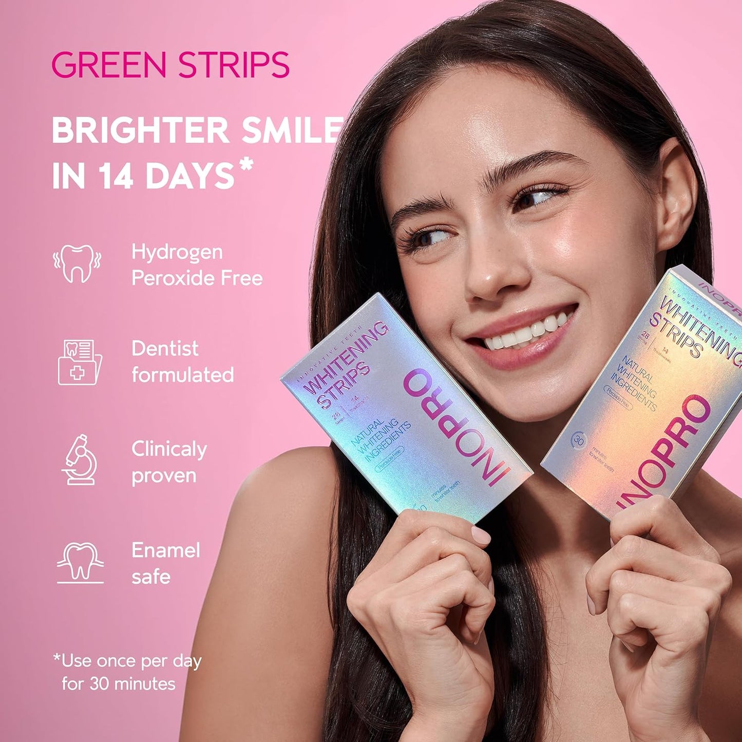 InoPro Teeth Whitening Strips 14