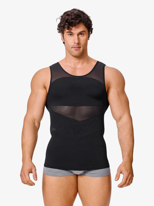 Men's Compression Shirt for Body Shaper Slimming