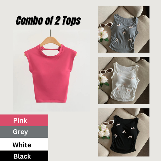 Combo Of 2 Padded Top