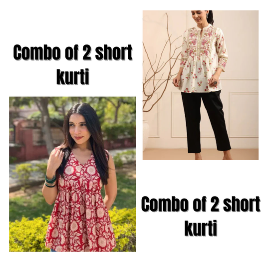 Combo of 2 Floral Charm Top & Tunic