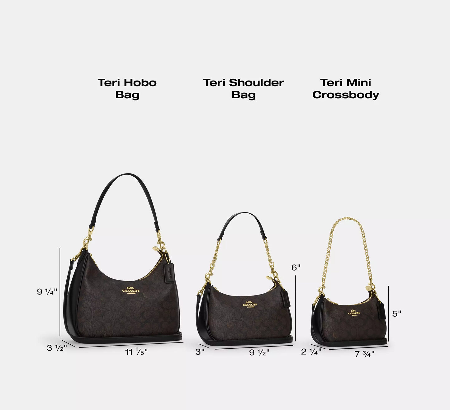 COACH  Mini Crossbody Bag In Signature Canvas
