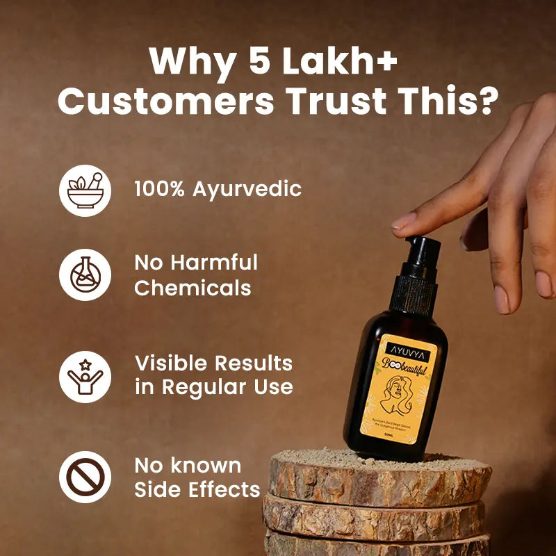 100% Original Ayurvedic Boobeautiful Oil & Boomax Combo (New & improved formulation)