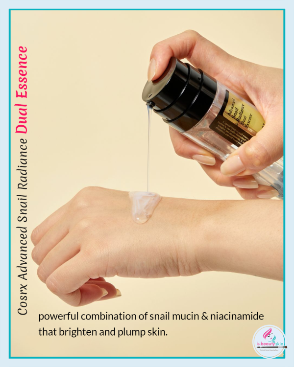 COSRX Advanced Snail Radiance Dual Essence 80ml (BUY 1 GET 1 FREE)
