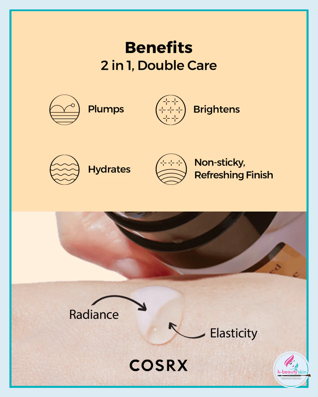 COSRX Advanced Snail Radiance Dual Essence 80ml (BUY 1 GET 1 FREE)