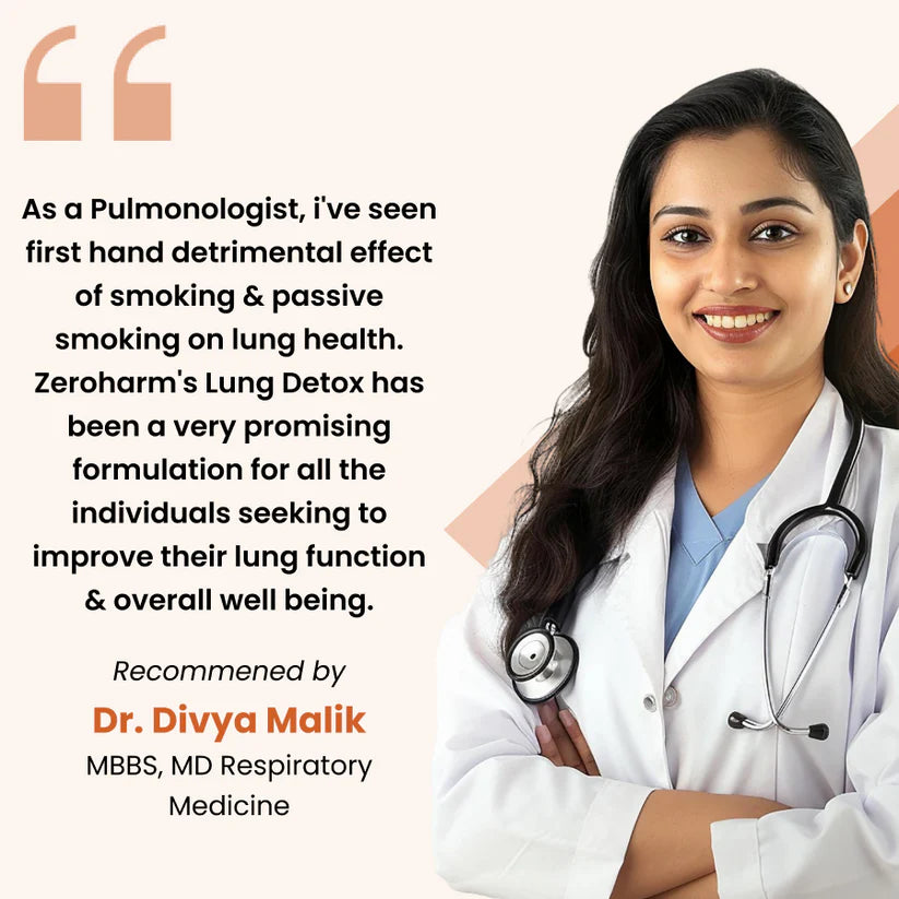 Ayurvedic Holo Lung Detox Tablets For Smokers
