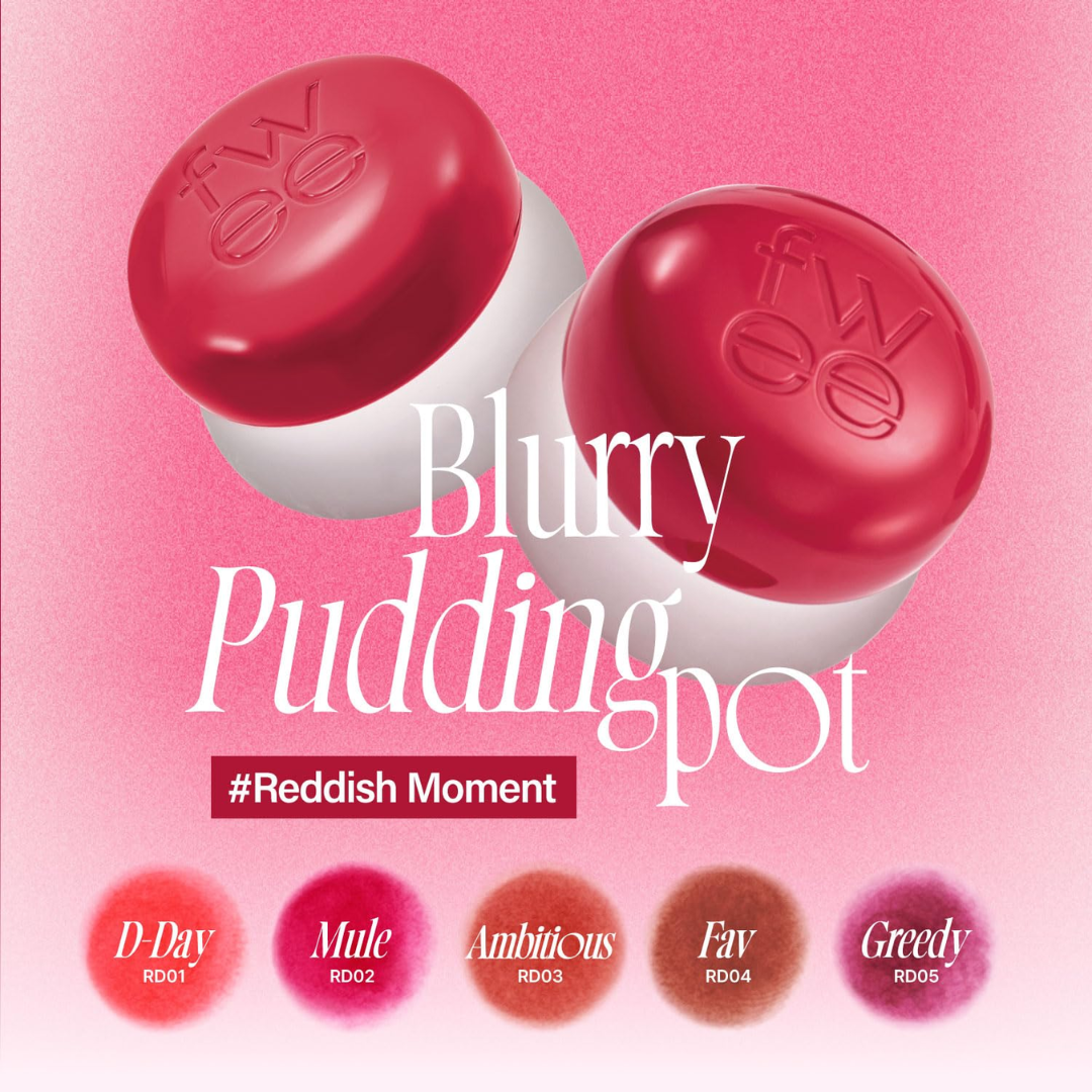 Combo of 8 Korean Ombere Lip and Cheek Tints Pudding Pots