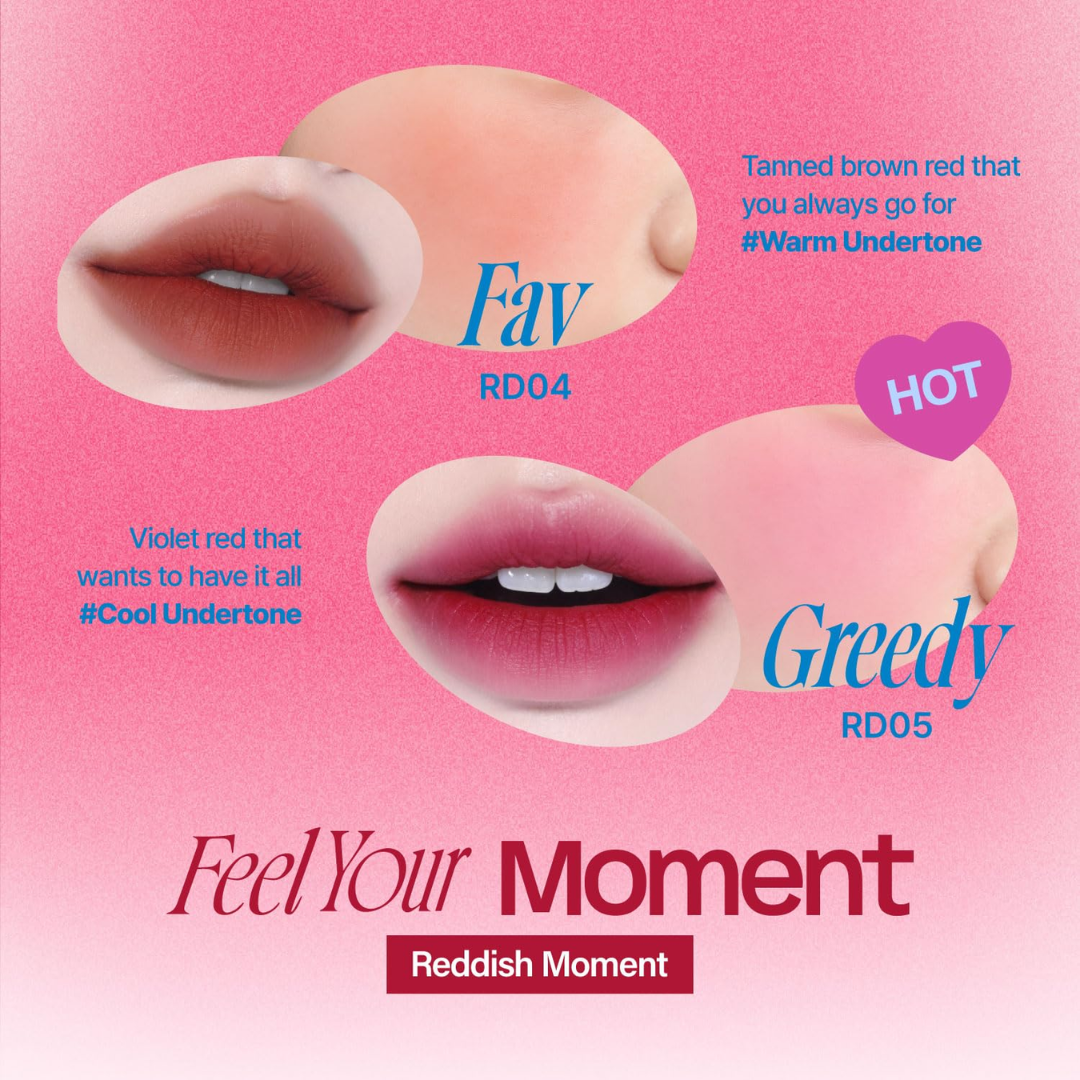 Combo of 8 Korean Ombere Lip and Cheek Tints Pudding Pots