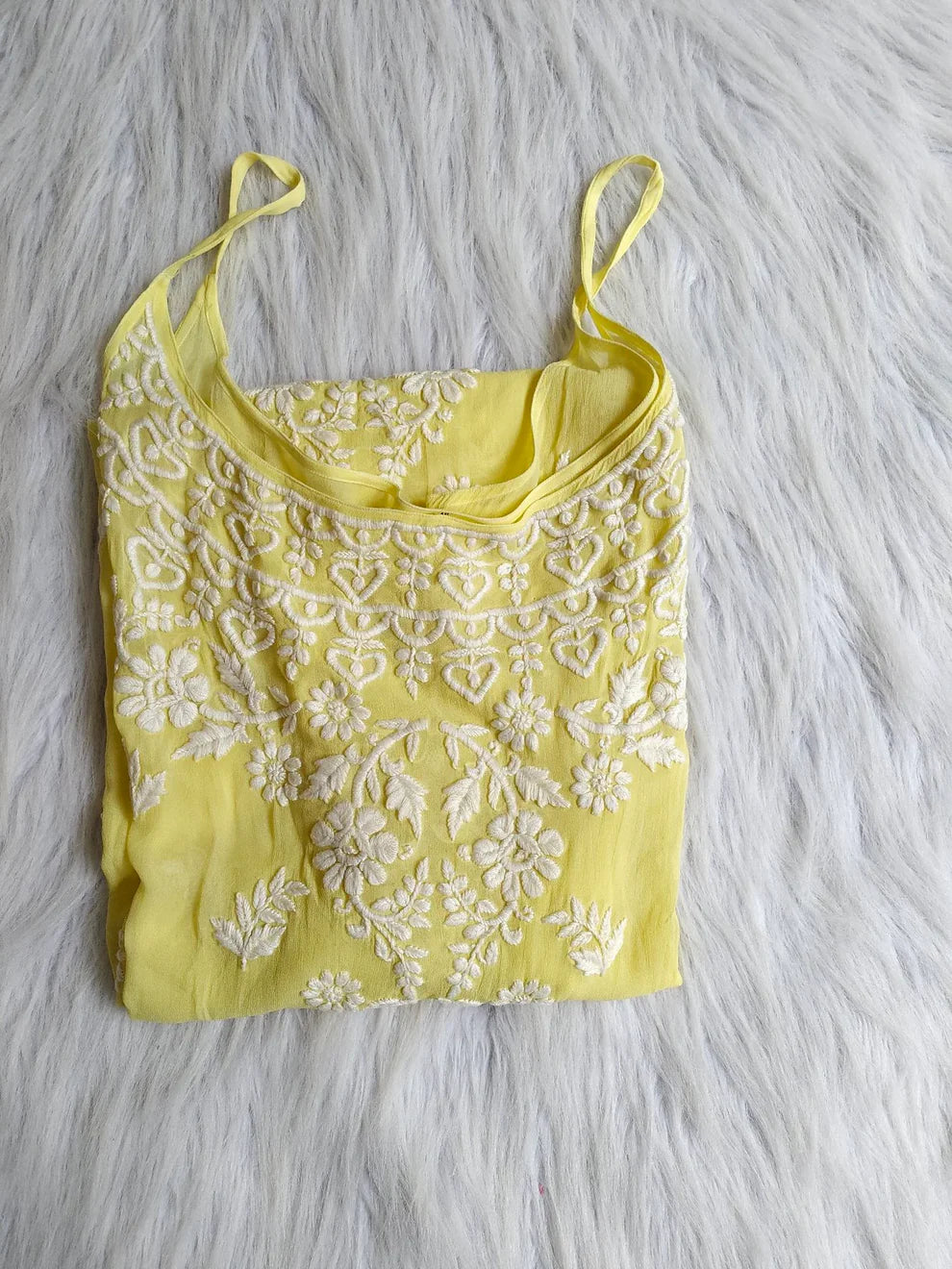 Blossom Chikankari Kurti