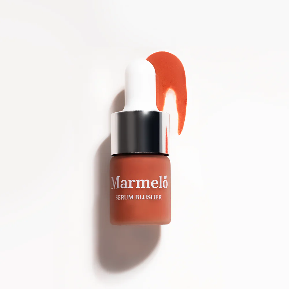 Marmelo Serum Blusher MINI | Dewy and Radiant Finish | Buildable Coverage | 6-hour Long Wear | Formulation infused with Niacinamides & Hyaluronic acid (MINI (4 ML))