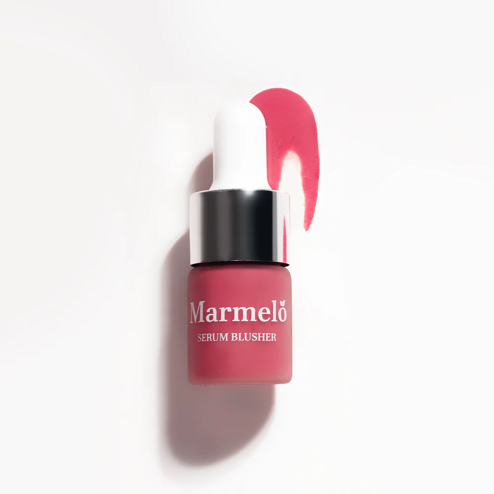 Marmelo Serum Blusher MINI | Dewy and Radiant Finish | Buildable Coverage | 6-hour Long Wear | Formulation infused with Niacinamides & Hyaluronic acid (MINI (4 ML))