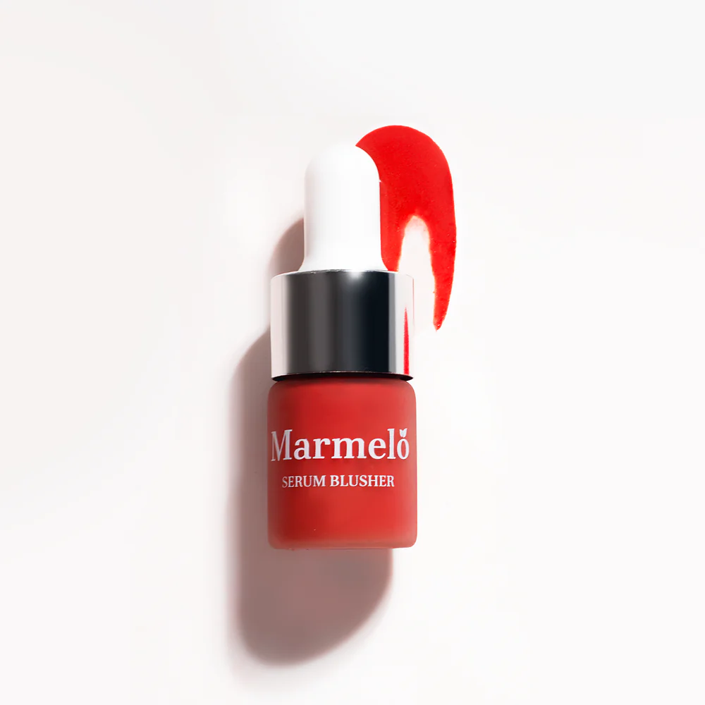 Marmelo Serum Blusher MINI | Dewy and Radiant Finish | Buildable Coverage | 6-hour Long Wear | Formulation infused with Niacinamides & Hyaluronic acid (MINI (4 ML))