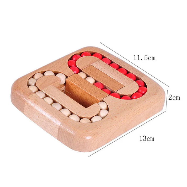 Rotating Magic Bean Fingertip Toy Wood Puzzles For Adults Kids