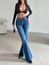 Iconic Babe Raw Edge Bootcut Jeans