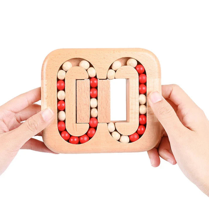 Rotating Magic Bean Fingertip Toy Wood Puzzles For Adults Kids