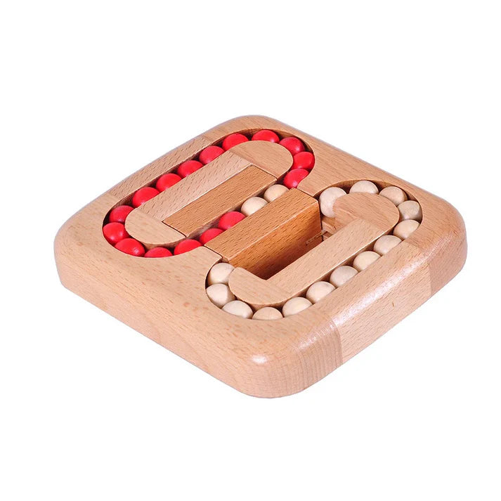 Rotating Magic Bean Fingertip Toy Wood Puzzles For Adults Kids