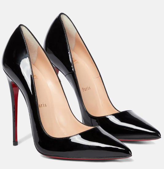 Christian Louboutin So Kate 120 Patent Leather Pumps – Black