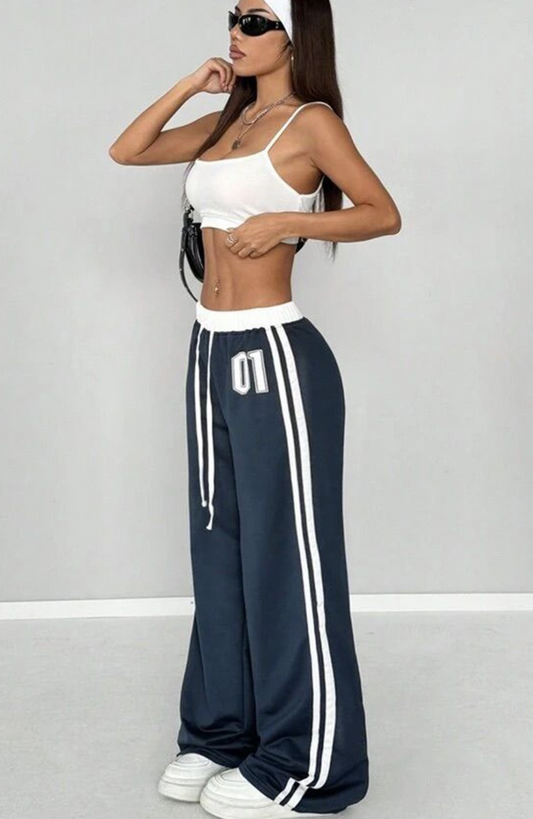 High-Rise Chill Flare Track Pants