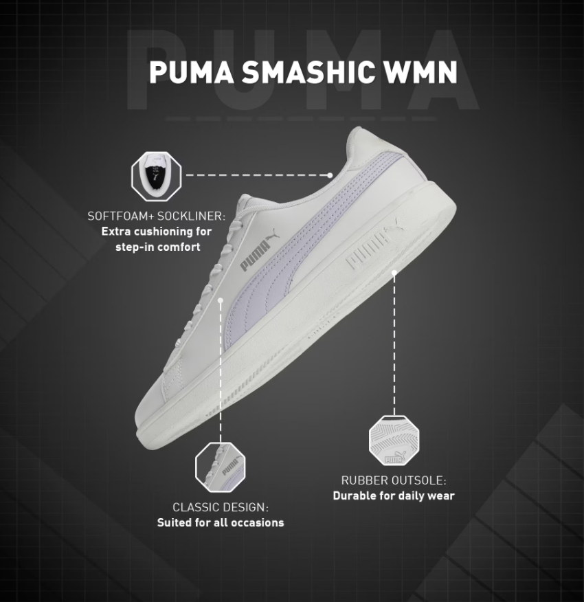Smashic Women's Soft Suede Sneakers