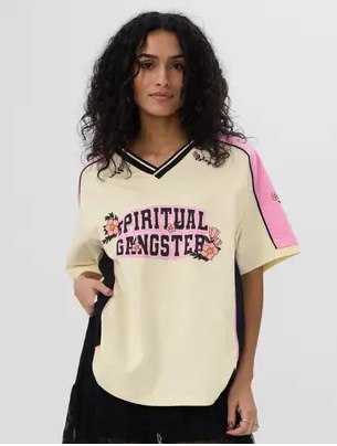 VibeVerse Cotton V-Neck Tee