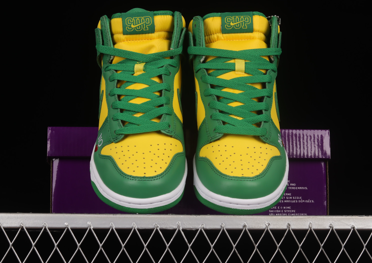 Supreme x Nike “By Any Means” – Yellow Green Brazil