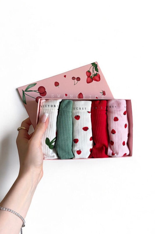 Victoria’s Secret Strawberry & Cherry Tanga Set