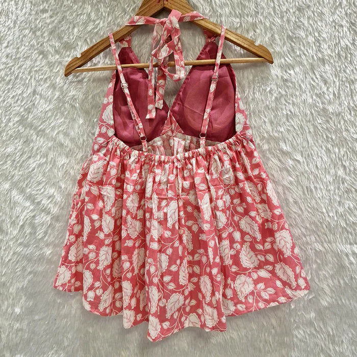 Combo of 2 Halter Neck Removable Padded Top